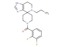 1'-(2,3-difluorobenzoyl)-5-propyl-1,5,6,7-tetrahydrospiro[imidazo[4,5-c]pyridine-4,4'-piperidine]