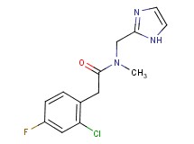 2-(2-chloro-4-fluorophenyl)-N-(1H-imidazol-2-ylmethyl)-N-methylacetamide