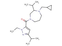 1-(cyclopropylmethyl)-4-[(1-ethyl-3-isopropyl-1H-pyrazol-5-yl)carbonyl]-2-isopropyl-1,4-diazepane