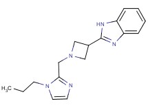 2-{1-[(1-propyl-1H-imidazol-2-yl)methyl]azetidin-3-yl}-1H-benzimidazole