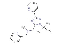 1-(1-tert-butyl-3-pyridin-2-yl-1H-1,2,4-triazol-5-yl)-N-methyl-N-(pyridin-2-ylmethyl)methanamine