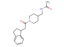 N-({1-[2-(2,3-dihydro-1H-inden-1-yl)acetyl]-4-piperidinyl}methyl)acetamide