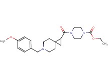 ethyl 4-{[6-(4-methoxybenzyl)-6-azaspiro[2.5]oct-1-yl]carbonyl}-1-piperazinecarboxylate