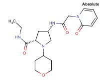 (4S)-N-ethyl-4-{[(2-oxopyridin-1(2H)-yl)acetyl]amino}-1-(tetrahydro-2H-pyran-4-yl)-L-prolinamide