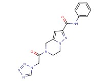 N-phenyl-5-(1H-tetrazol-1-ylacetyl)-4,5,6,7-tetrahydropyrazolo[1,5-a]pyrazine-2-carboxamide