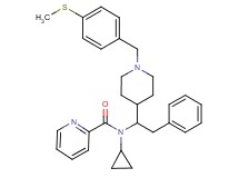 N-cyclopropyl-N-(1-{1-[4-(methylthio)benzyl]-4-piperidinyl}-2-phenylethyl)-2-pyridinecarboxamide