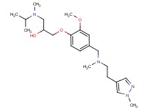 1-[isopropyl(methyl)amino]-3-[2-methoxy-4-({methyl[2-(1-methyl-1H-pyrazol-4-yl)ethyl]amino}methyl)phenoxy]-2-propanol