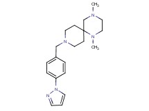 1,4-dimethyl-9-[4-(1H-pyrazol-1-yl)benzyl]-1,4,9-triazaspiro[5.5]undecane