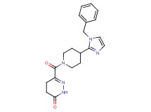 6-{[4-(1-benzyl-1H-imidazol-2-yl)piperidin-1-yl]carbonyl}-4,5-dihydropyridazin-3(2H)-one