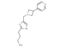 4-{1-[(2-butyl-1H-imidazol-4-yl)methyl]-3-azetidinyl}pyridine