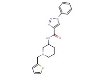 1-phenyl-N-[1-(2-thienylmethyl)piperidin-3-yl]-1H-1,2,3-triazole-4-carboxamide