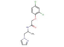 2-(2,4-dichlorophenoxy)-N-[1-methyl-2-(1H-pyrazol-1-yl)ethyl]acetamide
