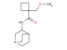 N-1-azabicyclo[2.2.2]oct-3-yl-1-(methoxymethyl)cyclobutanecarboxamide