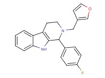 1-(4-fluorophenyl)-2-(3-furylmethyl)-2,3,4,9-tetrahydro-1H-beta-carboline