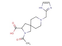 2-acetyl-8-(1H-imidazol-2-ylmethyl)-2,8-diazaspiro[4.5]decane-3-carboxylic acid