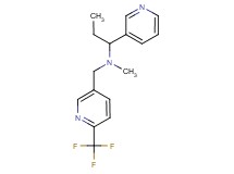 N-methyl-1-pyridin-3-yl-N-{[6-(trifluoromethyl)pyridin-3-yl]methyl}propan-1-amine
