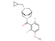 (1R*,5R*)-6-(cyclopropylmethyl)-3-(2,6-difluoro-3-methoxybenzoyl)-3,6-diazabicyclo[3.2.2]nonane