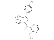 (3R*,3aR*,7aR*)-1-[(2-methoxypyridin-3-yl)carbonyl]-3-(4-methylphenyl)octahydro-4,7-ethanopyrrolo[3,2-b]pyridine