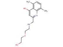 2-({[2-(2-hydroxyethoxy)ethyl]amino}methyl)-5,8-dimethylquinolin-4-ol