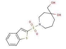 1-(1-benzothien-2-ylsulfonyl)-4-(hydroxymethyl)-4-azepanol