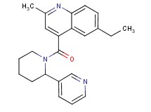 6-ethyl-2-methyl-4-{[2-(3-pyridinyl)-1-piperidinyl]carbonyl}quinoline