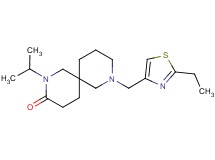 8-[(2-ethyl-1,3-thiazol-4-yl)methyl]-2-isopropyl-2,8-diazaspiro[5.5]undecan-3-one