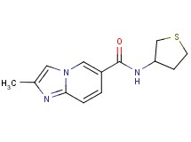 2-methyl-N-(tetrahydro-3-thienyl)imidazo[1,2-a]pyridine-6-carboxamide