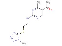 1-[4-methyl-2-({2-[(1-methyl-1H-tetrazol-5-yl)thio]ethyl}amino)pyrimidin-5-yl]ethanone