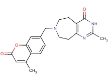 2-methyl-7-[(4-methyl-2-oxo-2H-chromen-7-yl)methyl]-3,5,6,7,8,9-hexahydro-4H-pyrimido[4,5-d]azepin-4-one