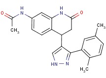 N-{4-[3-(2,5-dimethylphenyl)-1H-pyrazol-4-yl]-2-oxo-1,2,3,4-tetrahydroquinolin-7-yl}acetamide