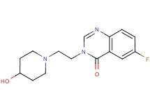 6-fluoro-3-[2-(4-hydroxypiperidin-1-yl)ethyl]quinazolin-4(3H)-one