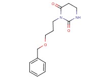 3-[3-(benzyloxy)propyl]dihydropyrimidine-2,4(1H,3H)-dione
