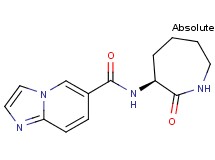 N-[(3S)-2-oxoazepan-3-yl]imidazo[1,2-a]pyridine-6-carboxamide
