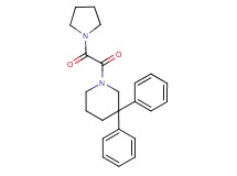 1-[oxo(pyrrolidin-1-yl)acetyl]-3,3-diphenylpiperidine