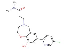 3-[7-(5-chloropyridin-2-yl)-9-hydroxy-2,3-dihydro-1,4-benzoxazepin-4(5H)-yl]-N,N-dimethylpropanamide