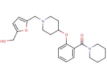 [5-({4-[2-(1-piperidinylcarbonyl)phenoxy]-1-piperidinyl}methyl)-2-furyl]methanol