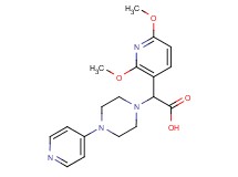 (2,6-dimethoxypyridin-3-yl)(4-pyridin-4-ylpiperazin-1-yl)acetic acid