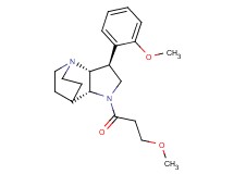 (2R*,3S*,6R*)-3-(2-methoxyphenyl)-5-(3-methoxypropanoyl)-1,5-diazatricyclo[5.2.2.0~2,6~]undecane