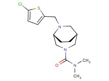 (1R*,5R*)-6-[(5-chloro-2-thienyl)methyl]-N,N-dimethyl-3,6-diazabicyclo[3.2.2]nonane-3-carboxamide