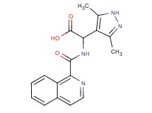(3,5-dimethyl-1H-pyrazol-4-yl)[(isoquinolin-1-ylcarbonyl)amino]acetic acid