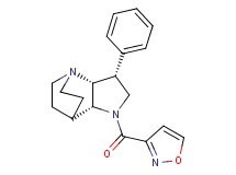(3R*,3aR*,7aR*)-1-(isoxazol-3-ylcarbonyl)-3-phenyloctahydro-4,7-ethanopyrrolo[3,2-b]pyridine