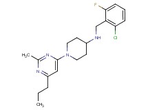 N-(2-chloro-6-fluorobenzyl)-1-(2-methyl-6-propylpyrimidin-4-yl)piperidin-4-amine