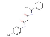 N-(1-cyclohex-1-en-1-ylethyl)-N'-(4-methylphenyl)malonamide