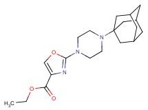 ethyl 2-[4-(1-adamantyl)-1-piperazinyl]-1,3-oxazole-4-carboxylate