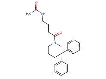 N-[4-(3,3-diphenylpiperidin-1-yl)-4-oxobutyl]acetamide