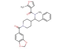 N-{1-[1-(1,3-benzodioxol-5-ylcarbonyl)-4-piperidinyl]-2-phenylethyl}-N,2-dimethyl-3-furamide