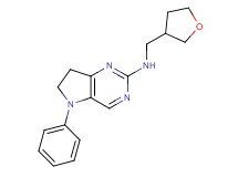 5-phenyl-N-(tetrahydrofuran-3-ylmethyl)-6,7-dihydro-5H-pyrrolo[3,2-d]pyrimidin-2-amine