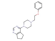 4-[4-(2-phenoxyethyl)-1-piperazinyl]-6,7-dihydro-5H-cyclopenta[d]pyrimidine