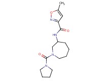 5-methyl-N-[1-(pyrrolidin-1-ylcarbonyl)azepan-3-yl]isoxazole-3-carboxamide