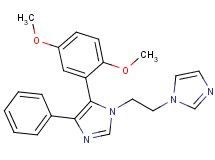 5-(2,5-dimethoxyphenyl)-1-[2-(1H-imidazol-1-yl)ethyl]-4-phenyl-1H-imidazole